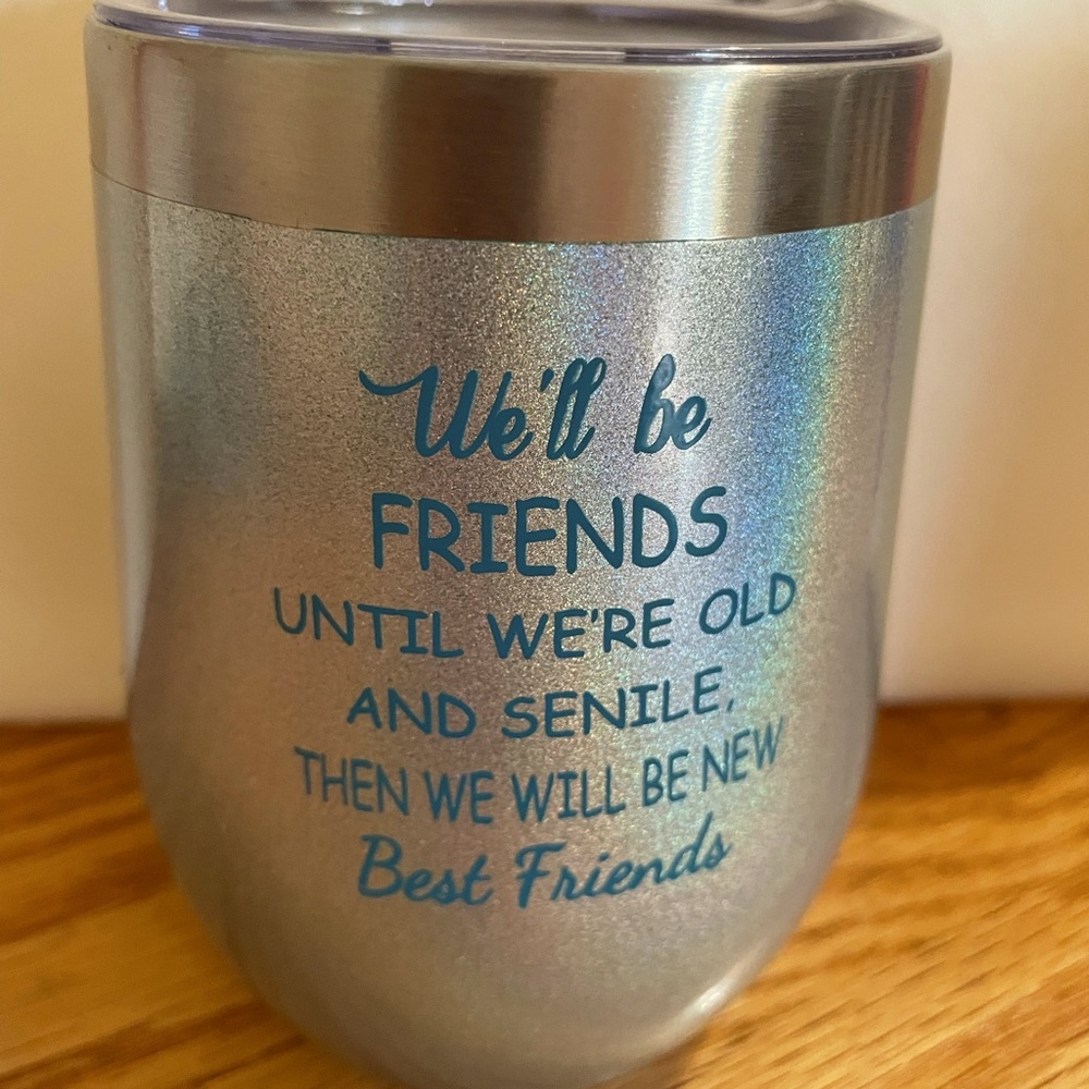 Themed wine stainless steel mug